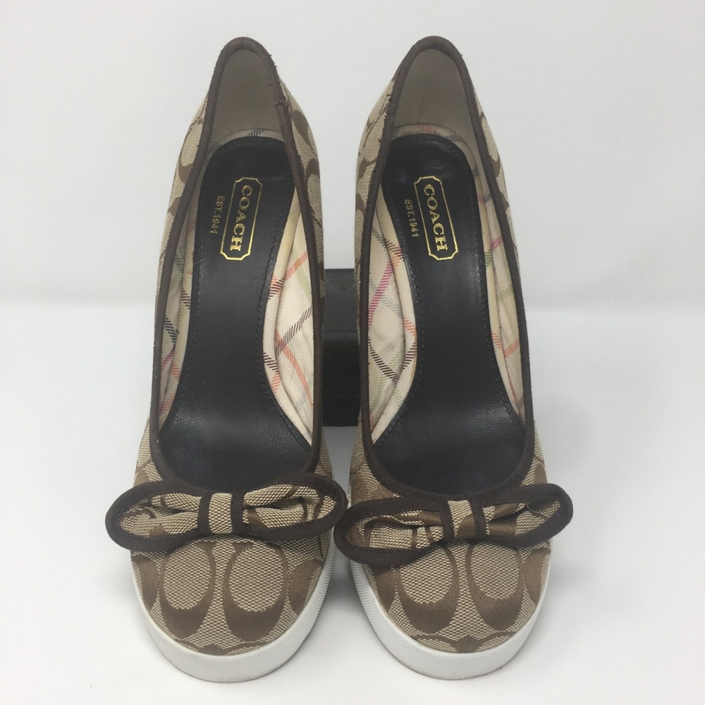 COACH SWEETIE WEDGE HEELS